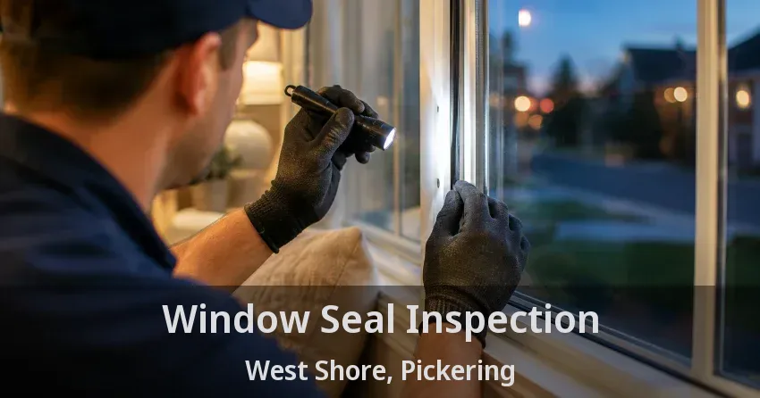 Window Seal Inspection West Shore, Pickering - ON