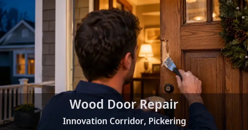 Wood Door Repair Innovation Corridor, Pickering - ON