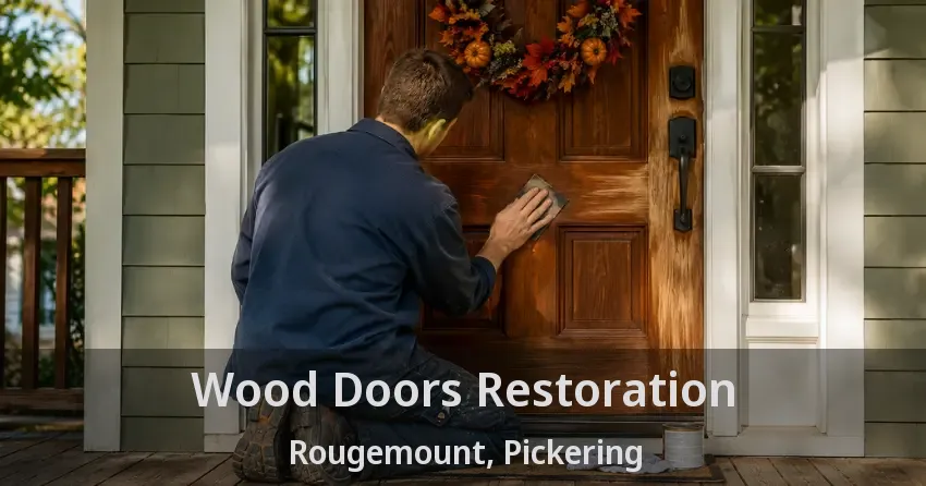 Wood Doors Restoration Rougemount, Pickering - ON
