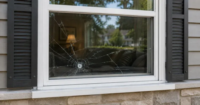 technician measuring window opening for emergency glass replacement Brock Ridge, Pickering
