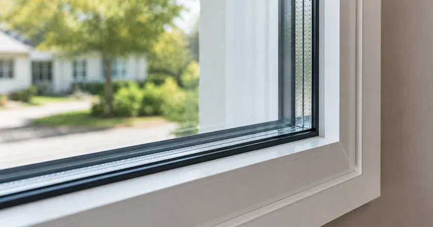 technician replacing window weatherstripping in Pickering home