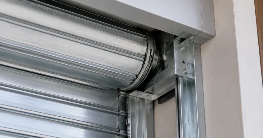 automatic storefront door technician servicing motor and sensor in Pickering