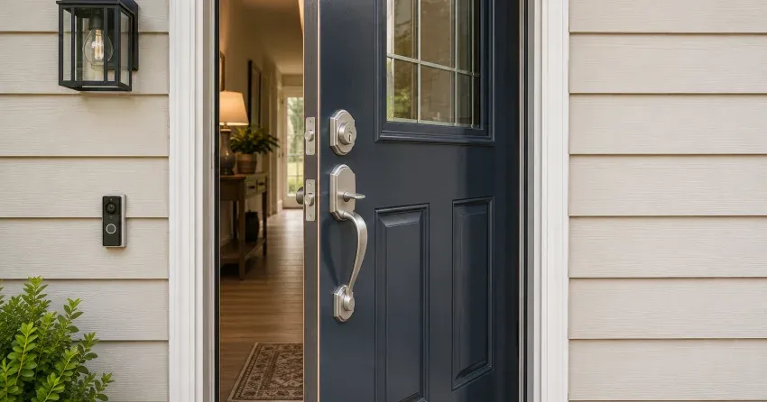 energy-efficient exterior door upgrade installation in Amberlea, Pickering